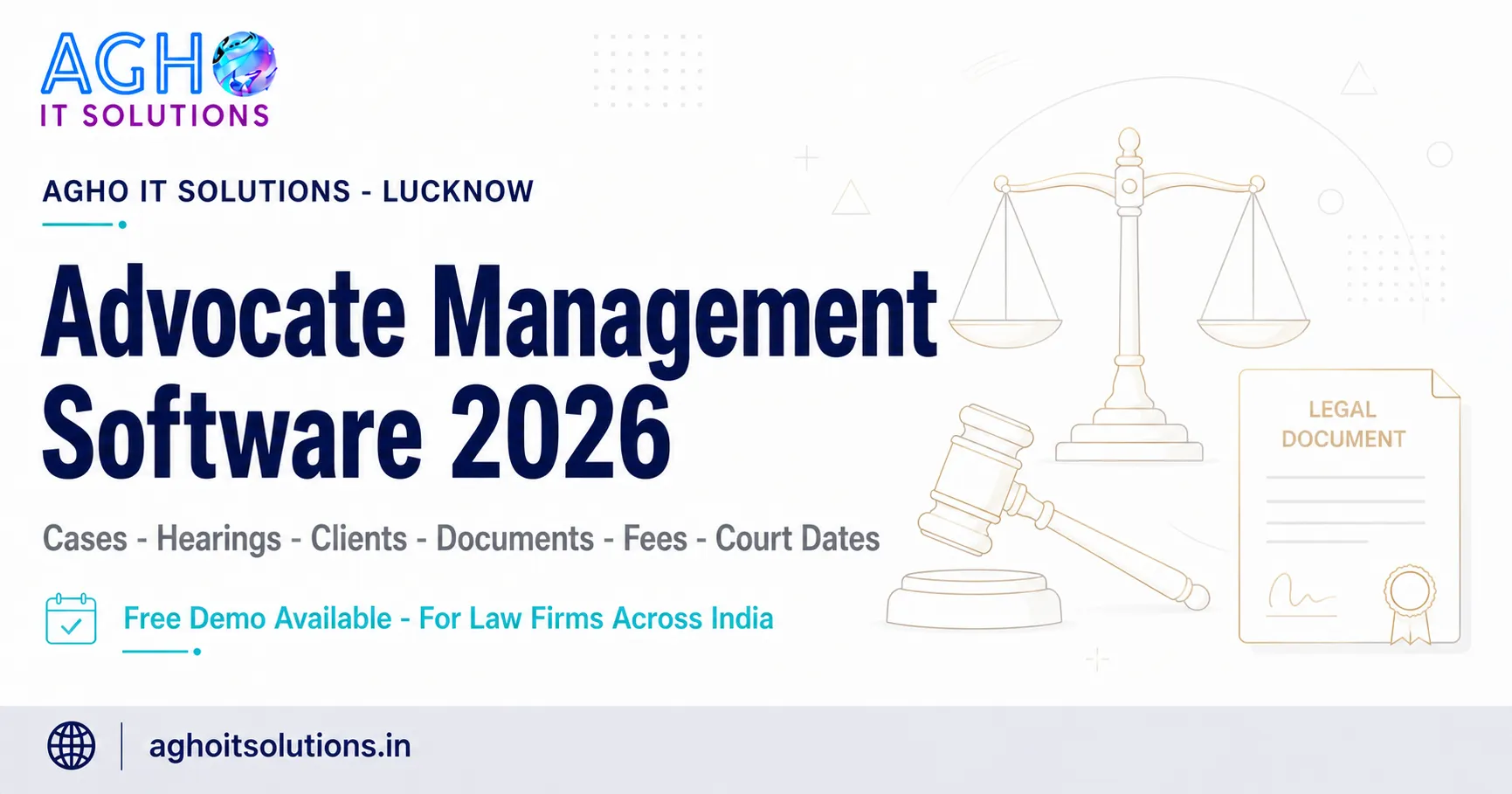 Advocate Management Software in India 2026 - Complete Solution for Law Firms and Lawyers in Lucknow