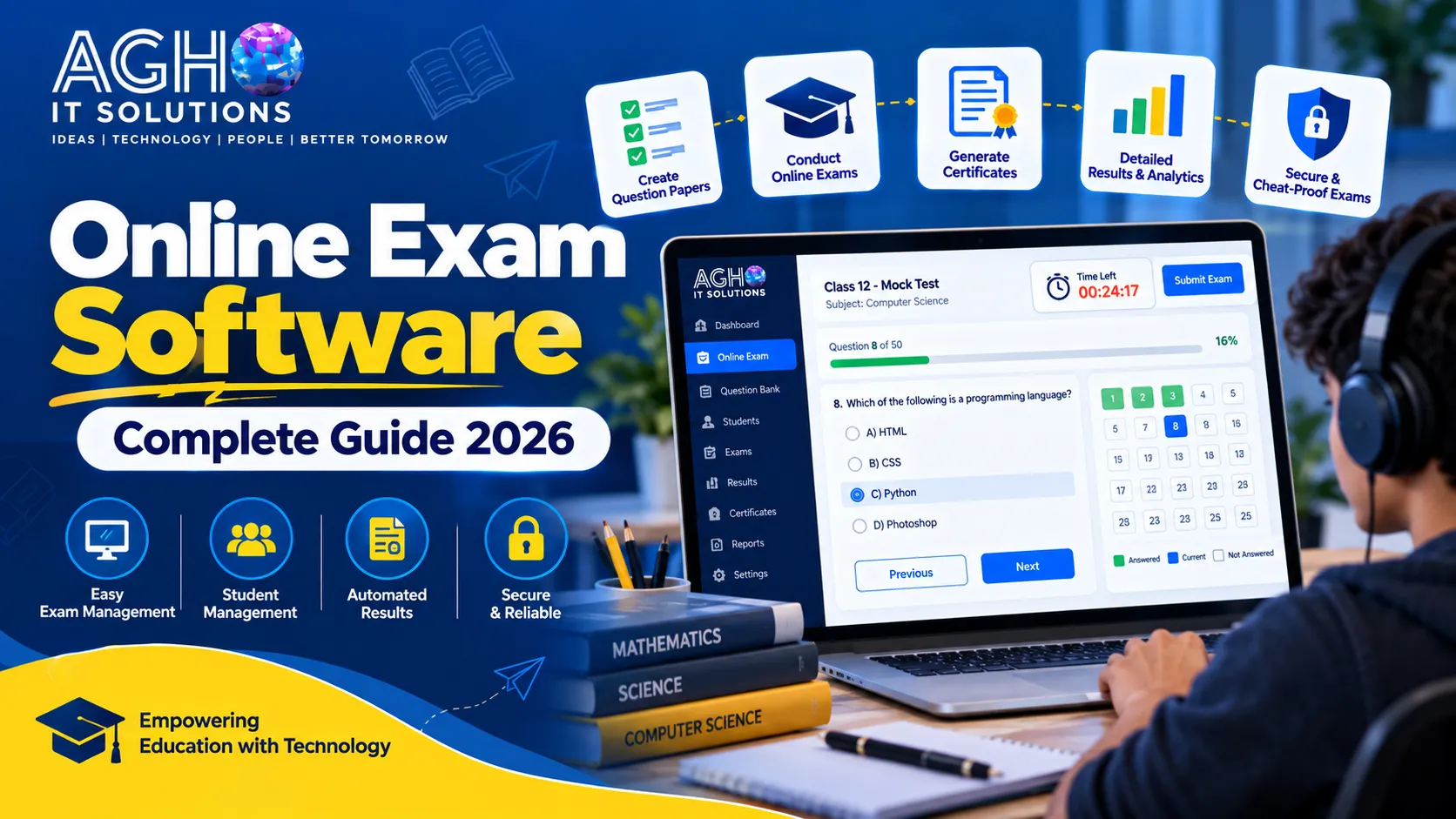 Online Exam Software in India 2026 Complete Guide for Schools Colleges and Coaching Institutes