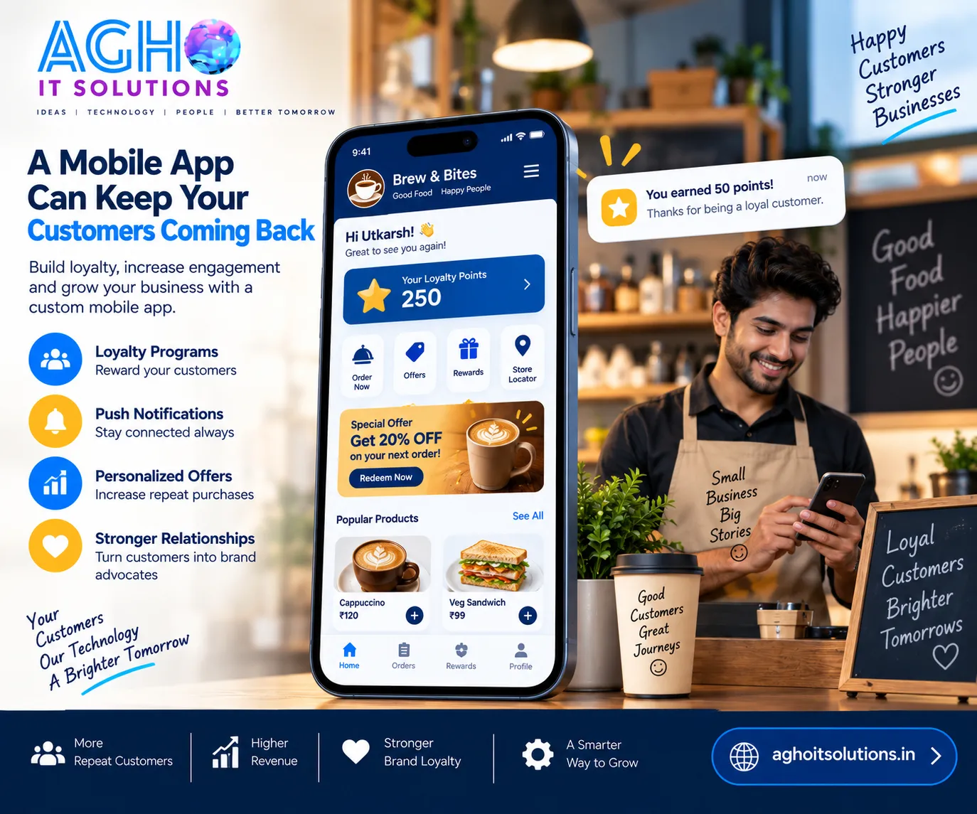 How a Mobile App Can Help Local Businesses Increase Customer Retention