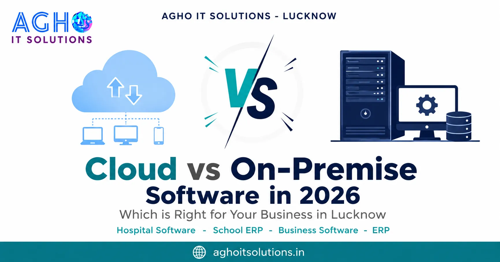 Cloud Software vs On-Premise Software - Which is Right for Your Business in Lucknow 2026