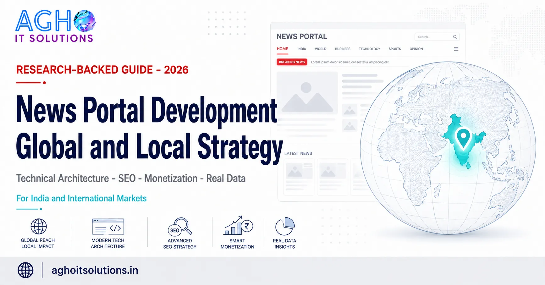 News Portal Development in 2026 - Complete Guide to Building a Successful News Website That Ranks Globally and Locally