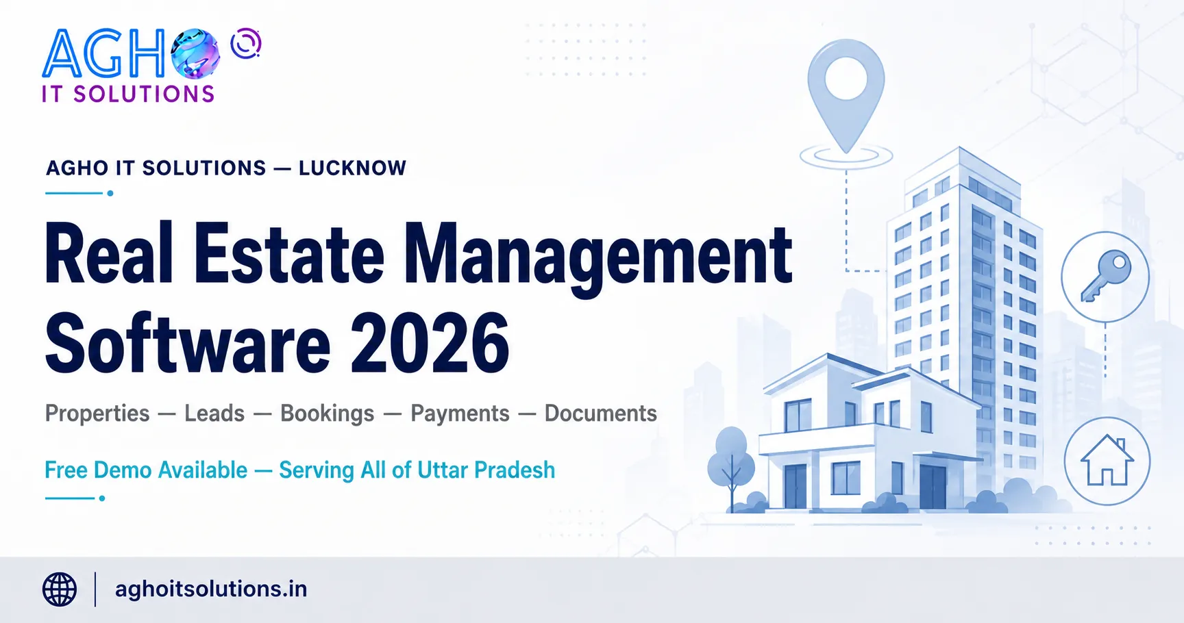 Real Estate Management Software in Lucknow 2026 — Complete Solution for Builders, Agents and Property Dealers
