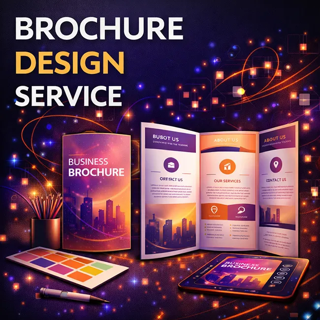 Brochure (Product Mockup + Labels + Packing) Designing
